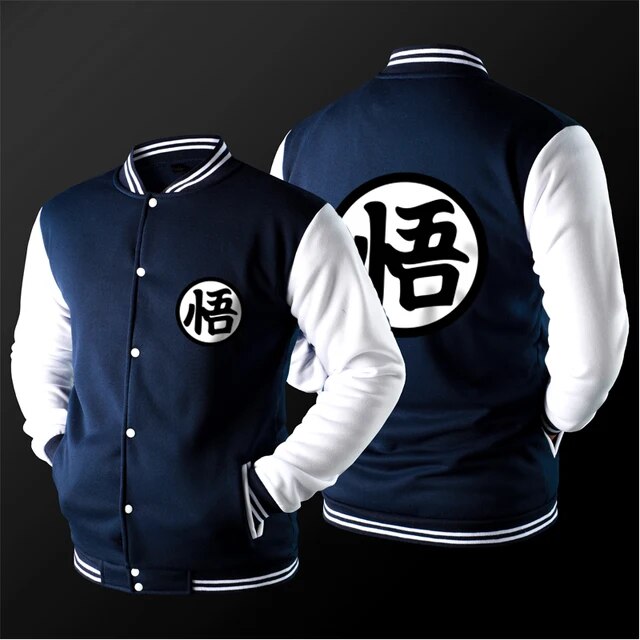 Dragon Ball Goku Symbol Baseball Jacket | KataMoon