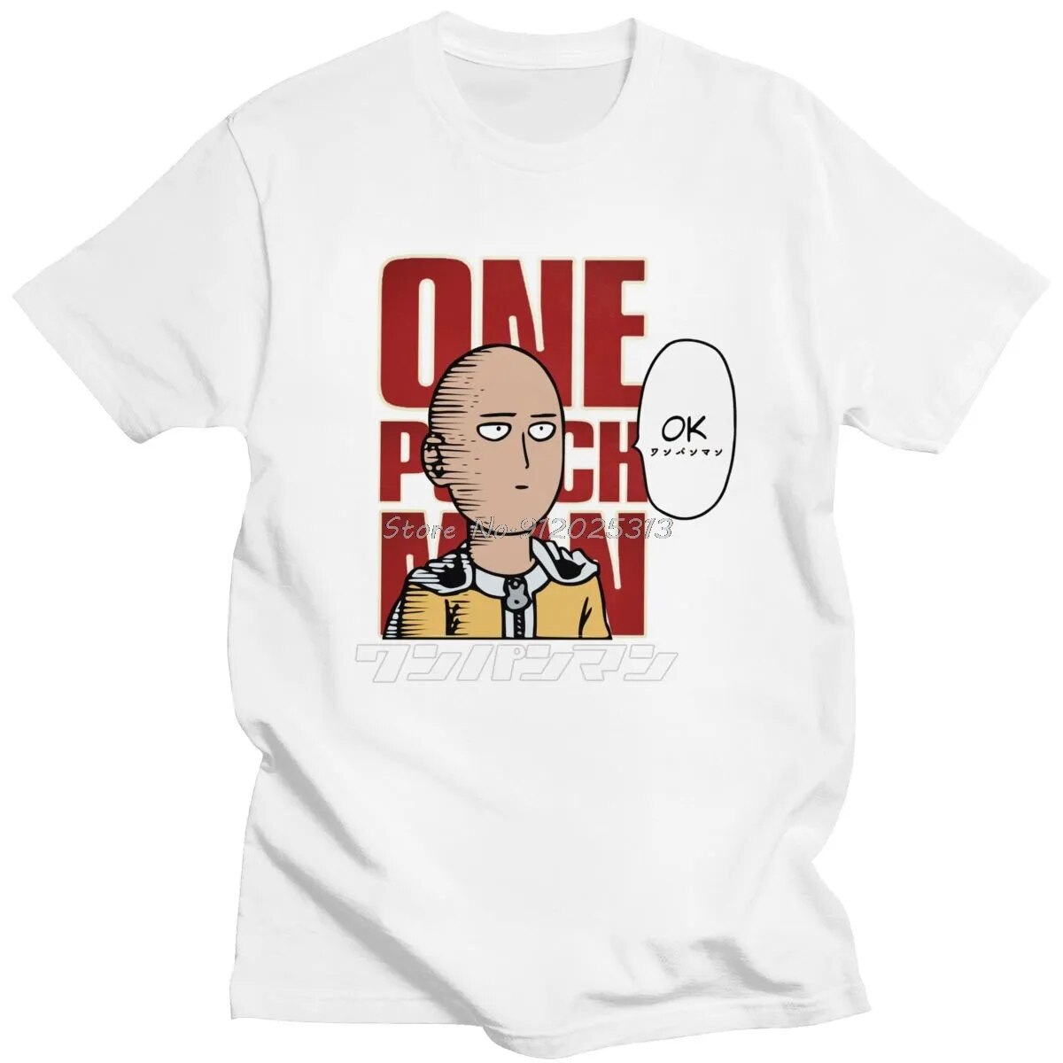 One Punch Man Strongest Hero Saitama Sensei T Shirt