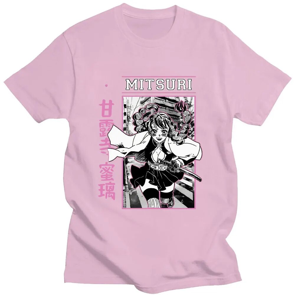 Anime Demon Slayer Kanroji Mitsuri T Shirt