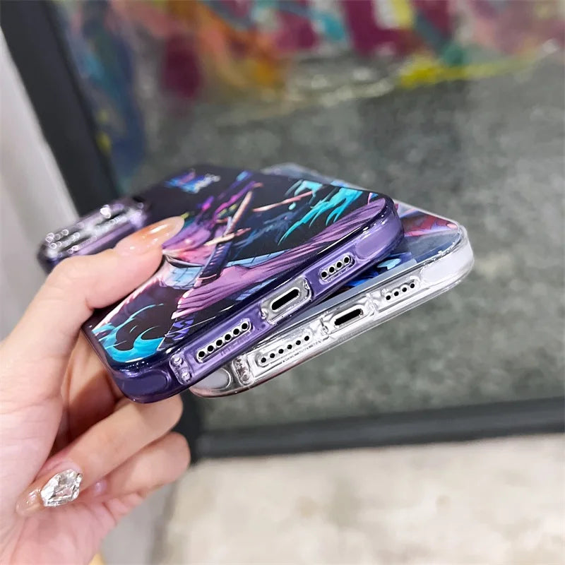 Anime One Piece Monkey D Luffy, Zoro Phone Case For iPhone