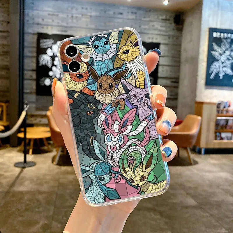 KataMoon Exclusive - Pokemon Eevee Evolution Art iPhone Case