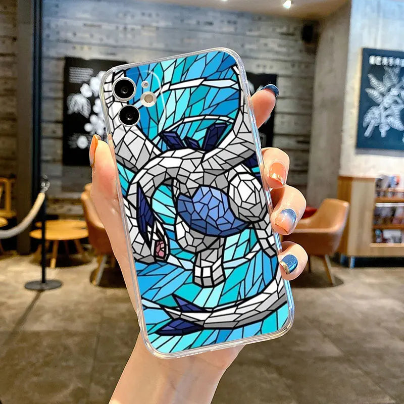Pokemon Legendary Birds Lugia Art Silicone iPhone Case