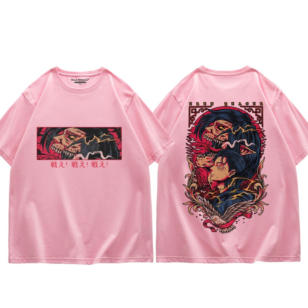 Attack on Titan Eren Jaeger Shingeki No Kyojin T Shirt