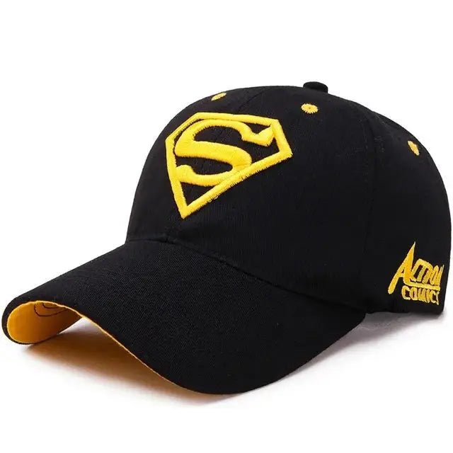 Anime Superhero Superman Embroidery Cosplay Costume Baseball Caps - KataMoon
