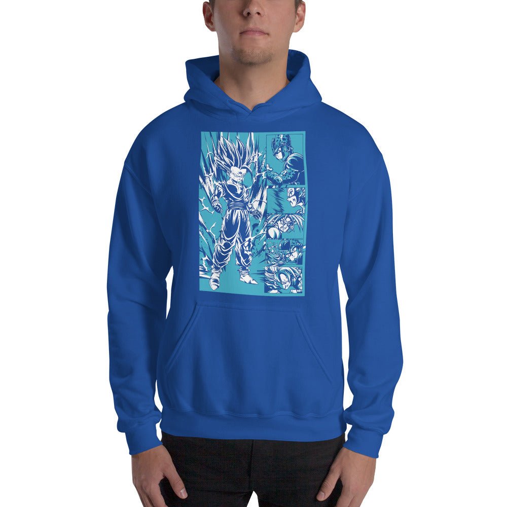 Dragon Ball Super Saiyan Gohan VS Cell Hoodie - KM0012HO - Front - KataMoon