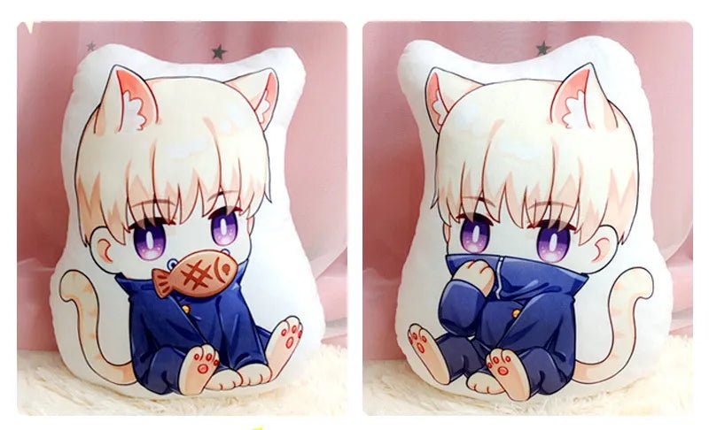 Jujutsu Kaisen Fushiguro Megumi Yuji Itadori Gojo Satoru Inumaki Toge Cute Imitating Animals Soft Stuffed Plush Sofa Pillows - KataMoon