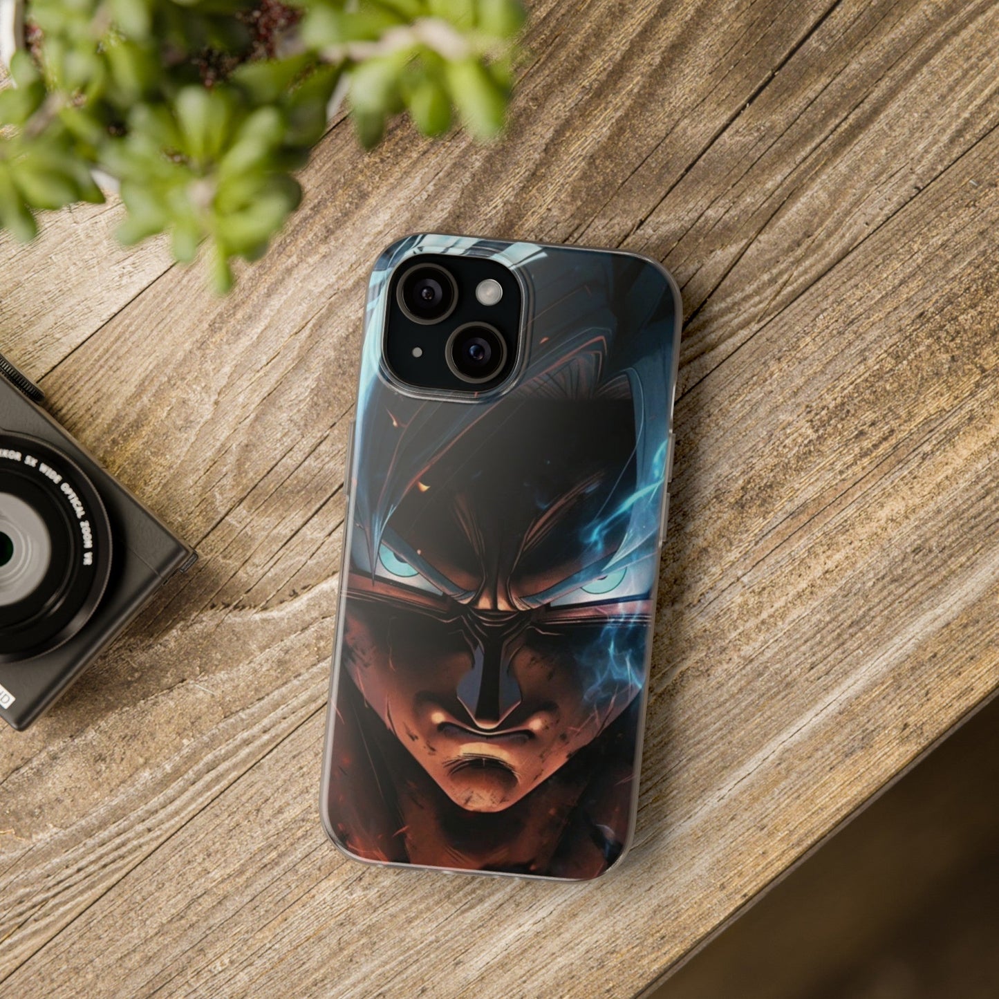 Super Saiyan Goku Ultra Instinct Face iPhone Phone Case - KataMoon