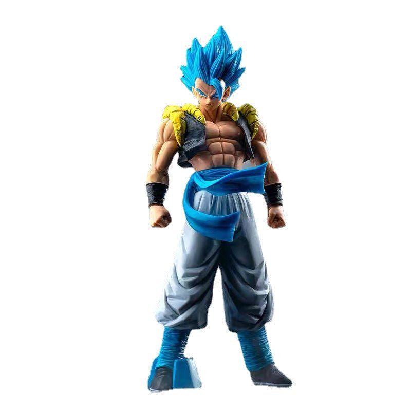 22cm Dragon Ball Super Saiyan Blue Hair Gogeta Anime Hand Model - KataMoon