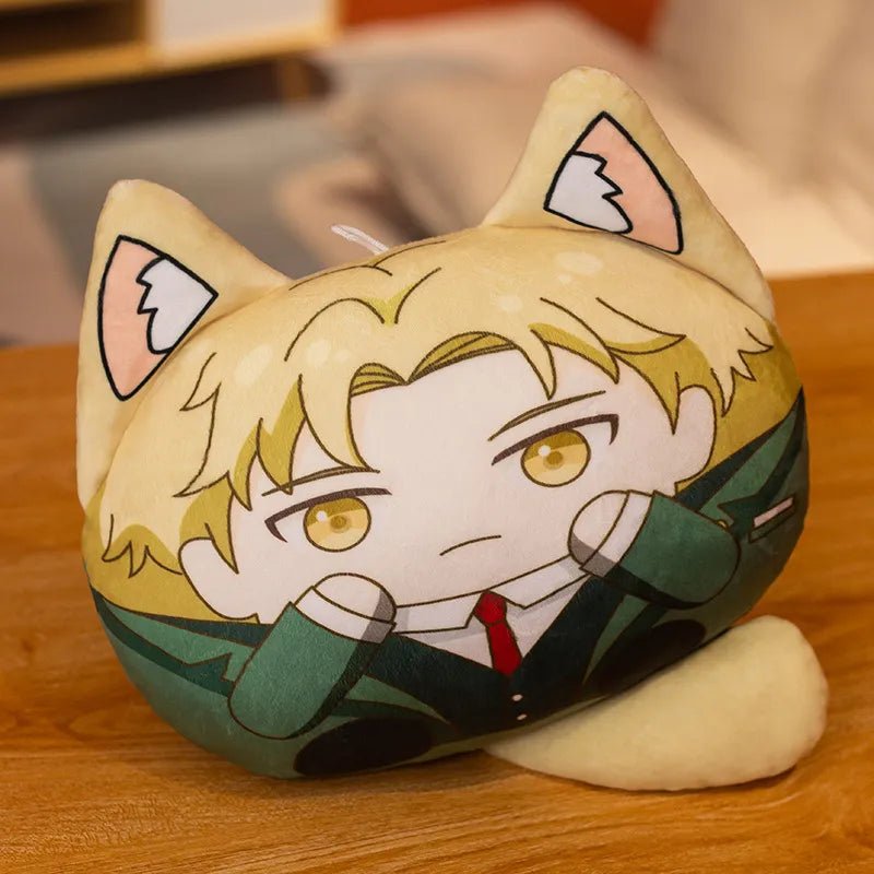 30cm SPY×FAMILY Anya Forger Loid Forger Yor Forger Soft Plush Fulling Pillow Sofa - KataMoon