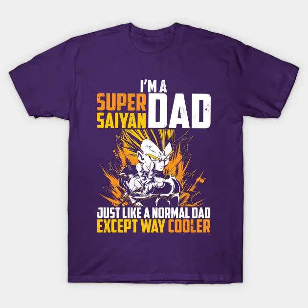 Dragon Ball Super Saiyan Dad Vegeta T Shirt - KM0016TS