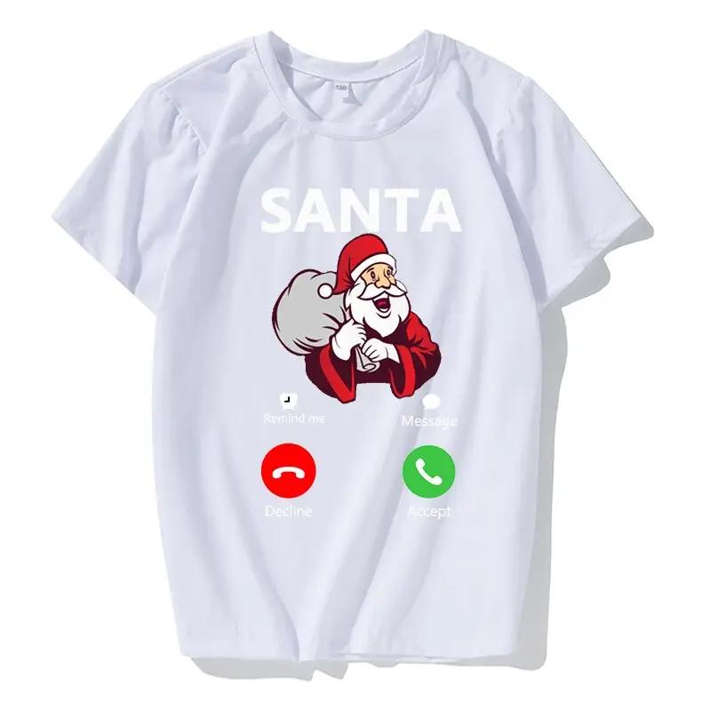 Christmas Funny Xmas Santa is Calling T shirt