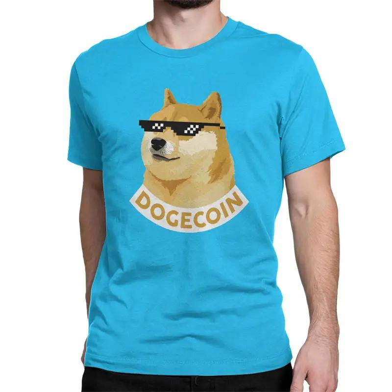 Funny Dogecoin Blockchain T Shirt