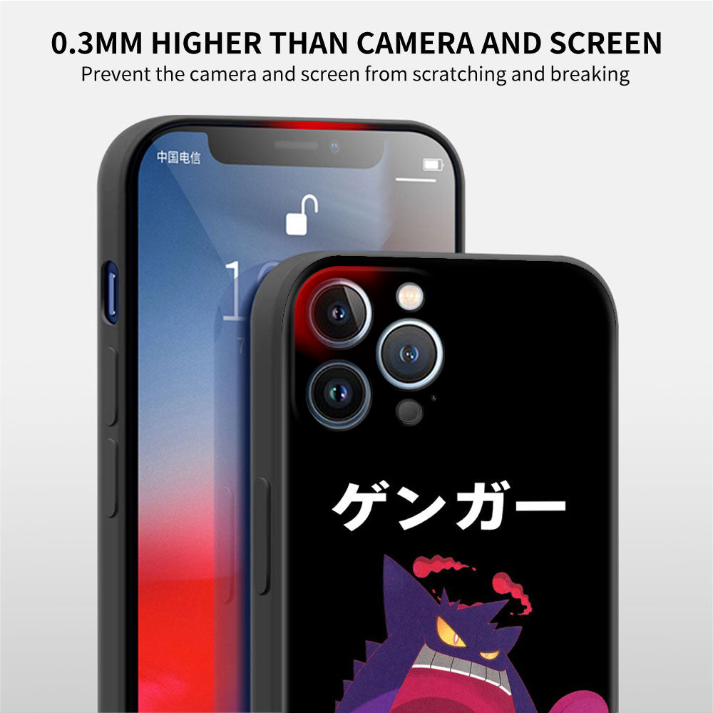 Japan Anime Pokemon Ash's Gengar Iphone Phone Case - B09
