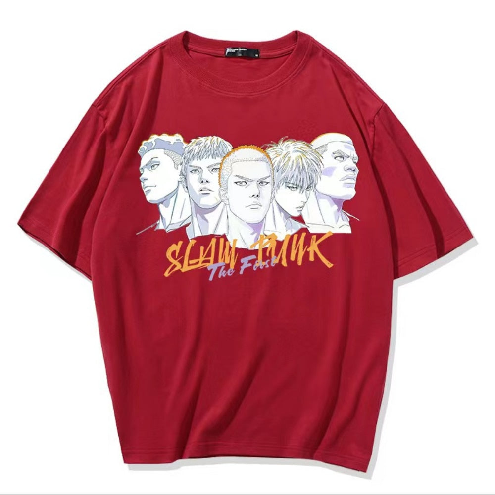 Slam Dunk Anime Basketball Short Sleeve T shirt | KataMoon