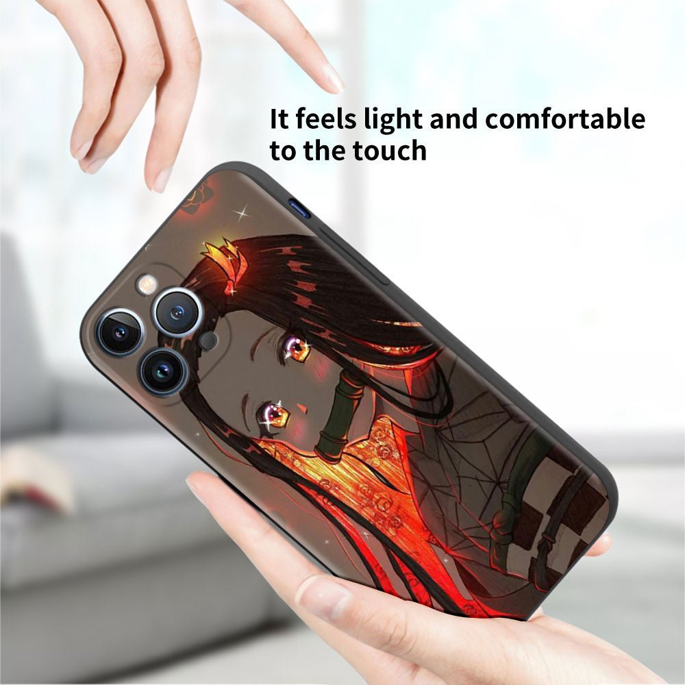 Anime Demon Slayer Kimetsu No Yaiba Nezuko Kamado Iphone Phone Case - KataMoon