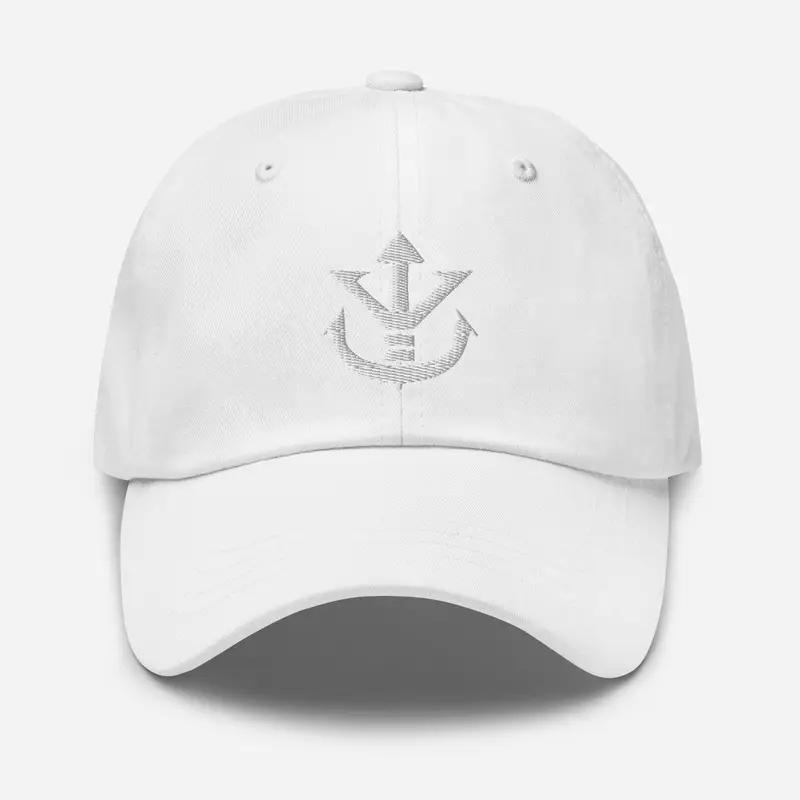Super Saiyan Vegeta Saiyan Royal Family Symbol Baseball Cap - White