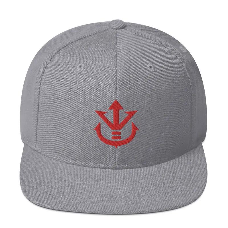 Super Saiyan Vegeta Saiyan Royal Family Symbol Snapback Cap - Red