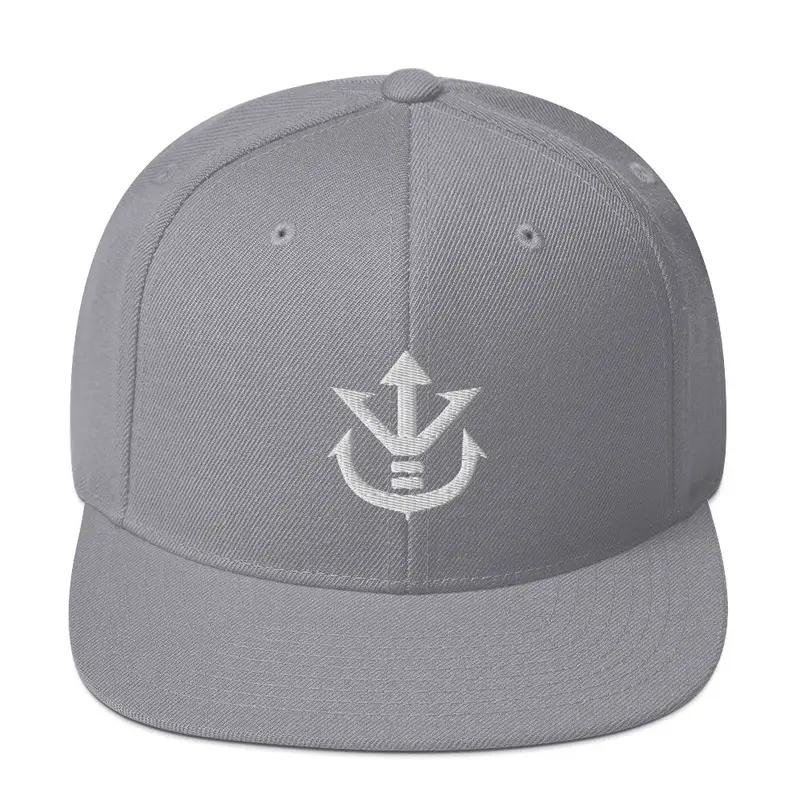 Super Saiyan Vegeta Saiyan Royal Family Symbol Snapback Cap - White