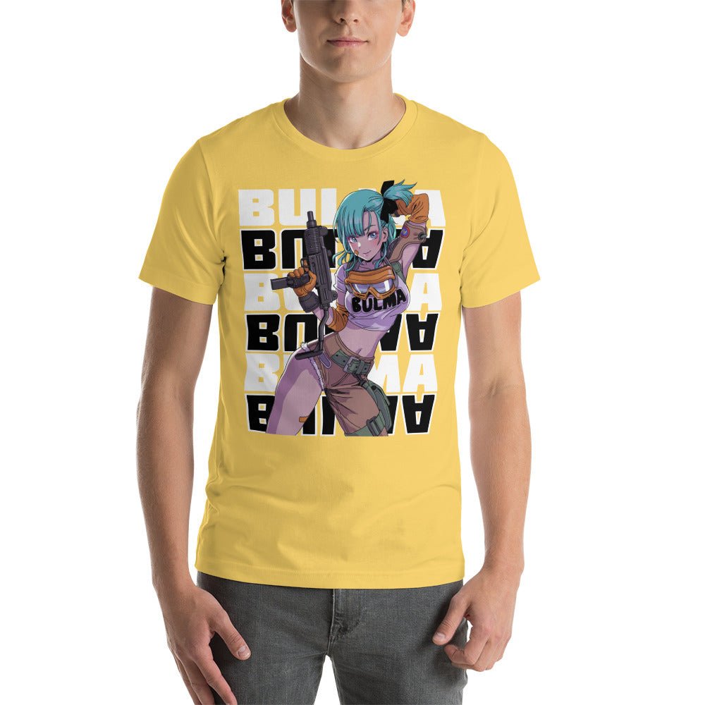 Dragon Ball Super Saiyan Bulma Gun Hand T shirt - KM0137TS - KataMoon