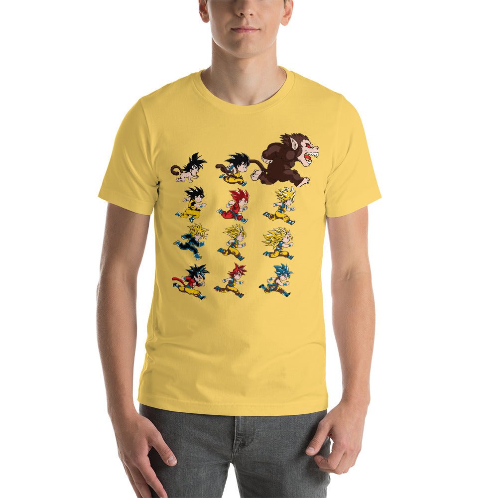 Dragon Ball Super Saiyan Evolution Of Goku T Shirt - KM0124TS - KataMoon