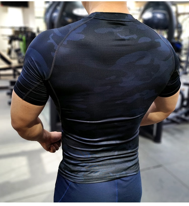 Men Running Sport T shirt