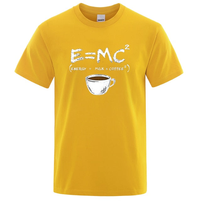 Energy = Milk + Coffee T shirt