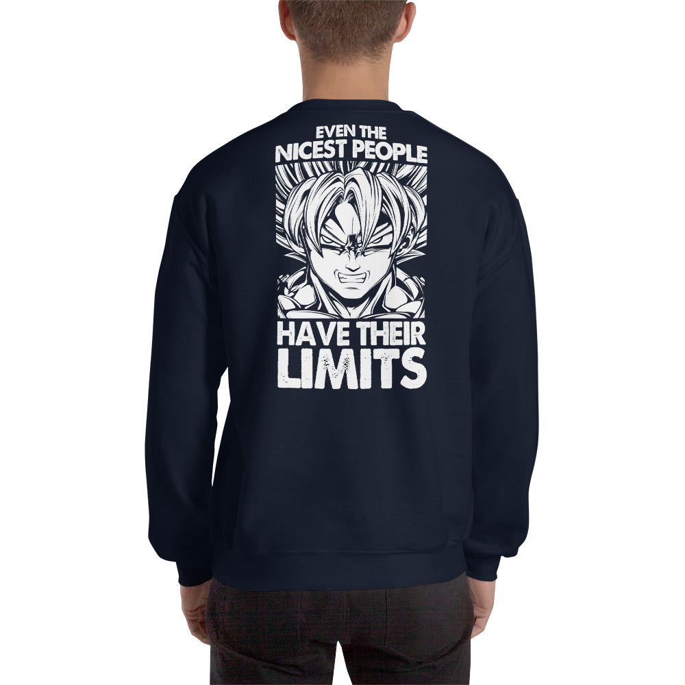 Dragon Ball Super Saiyan Goku Limits Navy Sweatshirt