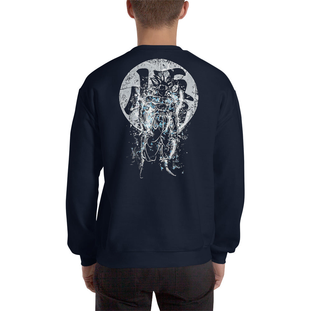 Dragon Ball Super Saiyan Goku Ultra Instinct Navy Sweatshirt