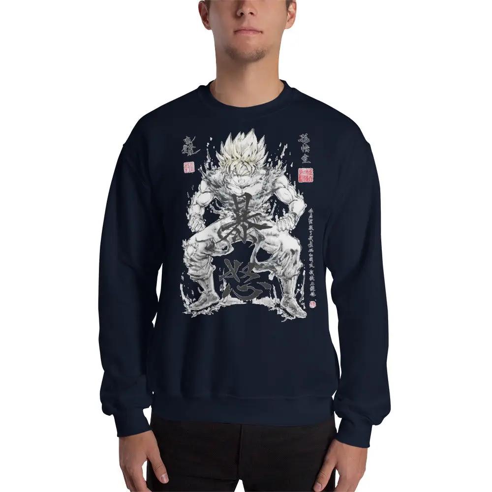 Dragon Ball Super Saiyan Goku Ink Painting Sweatshirt - SW0003