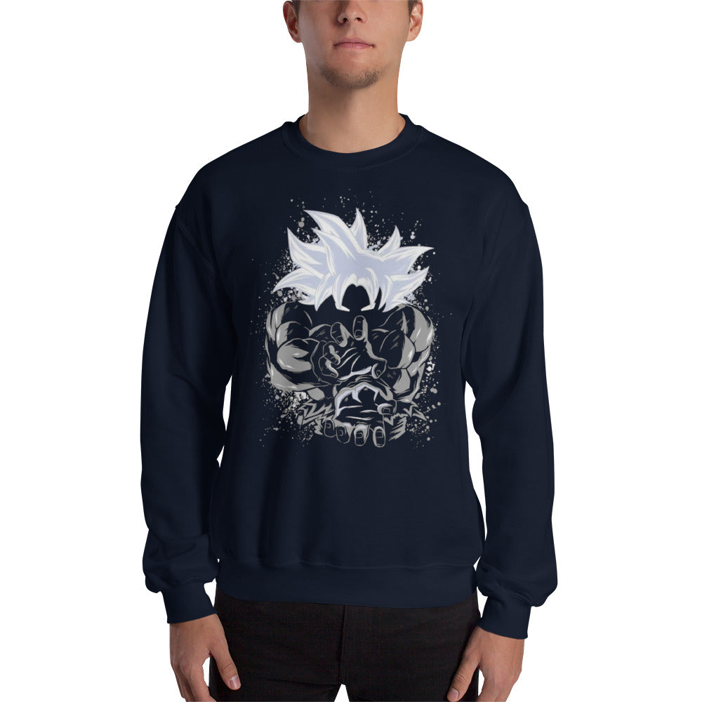 Dragon Ball Super Saiyan Goku Ultra Instinct Navy Sweatshirt