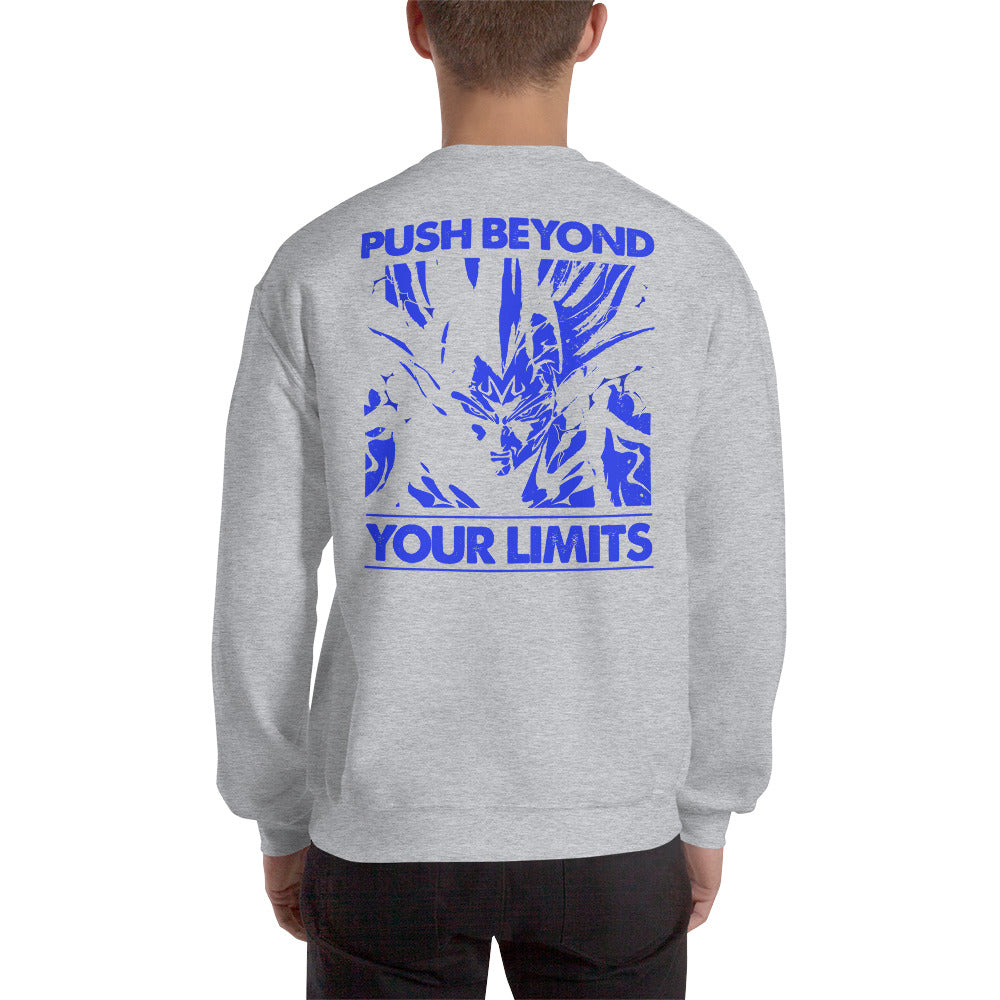 Super Saiyan Majin Vegeta Push Beyond Your Limits Sweatshirt