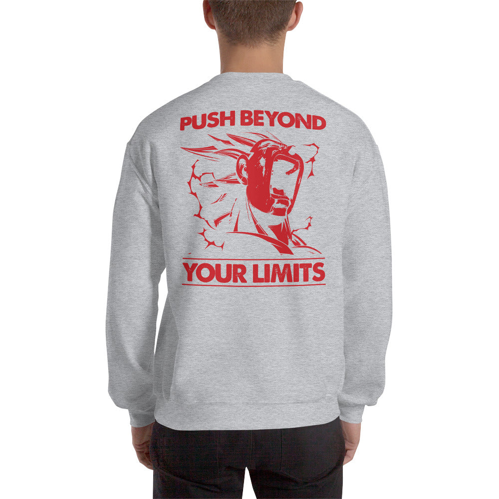 Super Saiyan Majin Vegeta Push Beyond Your Limits Sweatshirt