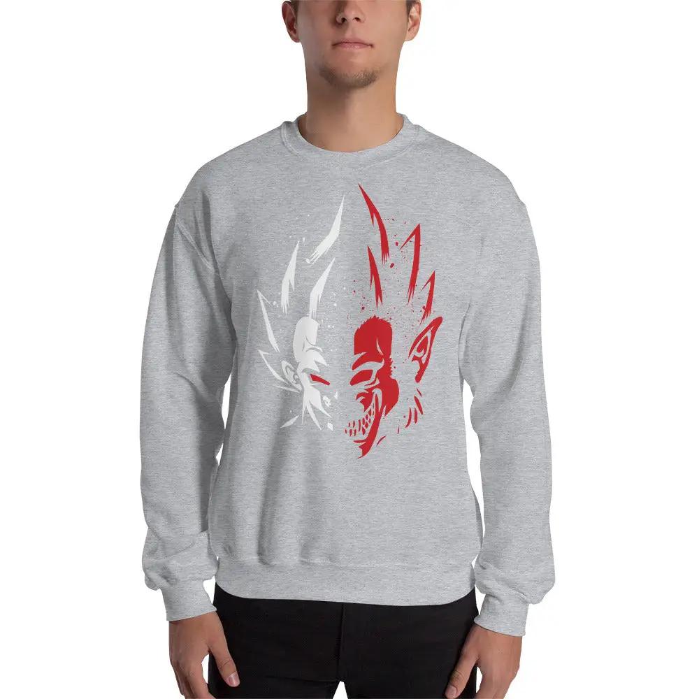 Dragon Ball Super Saiyan Vegeta Face Sweatshirt - SW0032