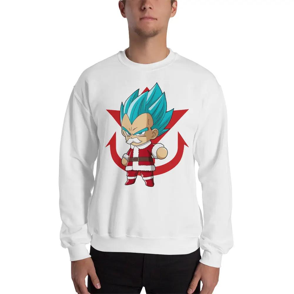 Christmas Dragon Ball Super Saiyan Vegeta God Blue Unisex Sweatshirt - SW0038