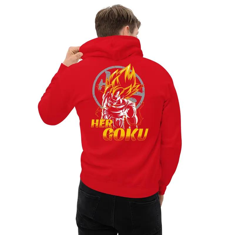 Dragon Ball Super Saiyan Her Goku Couple Hoodie - KM0050HO