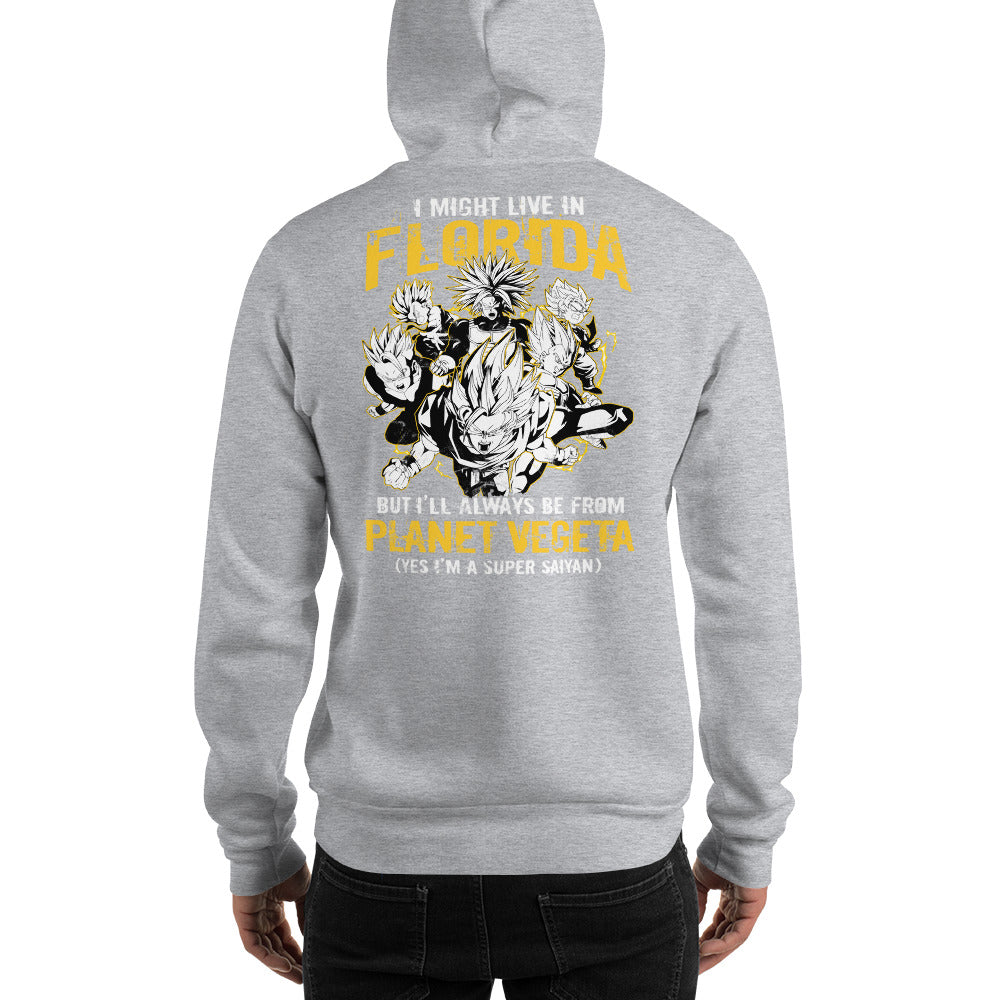 Dragon Ball Super Saiyan Vegeta Planet Florida Hoodie - KM0121HO