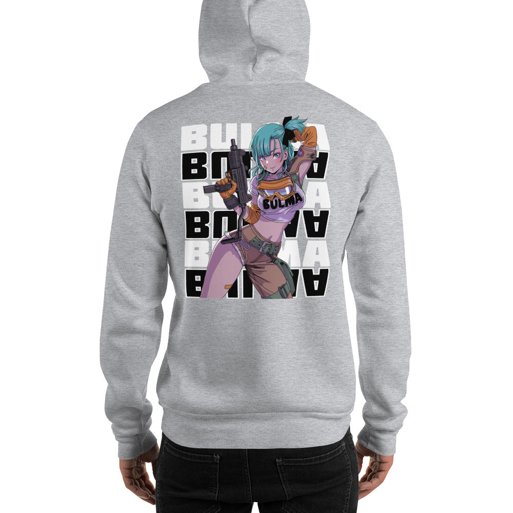 Dragon Ball Super Saiyan Bulma Gun Hand Hoodie - KM0137HO