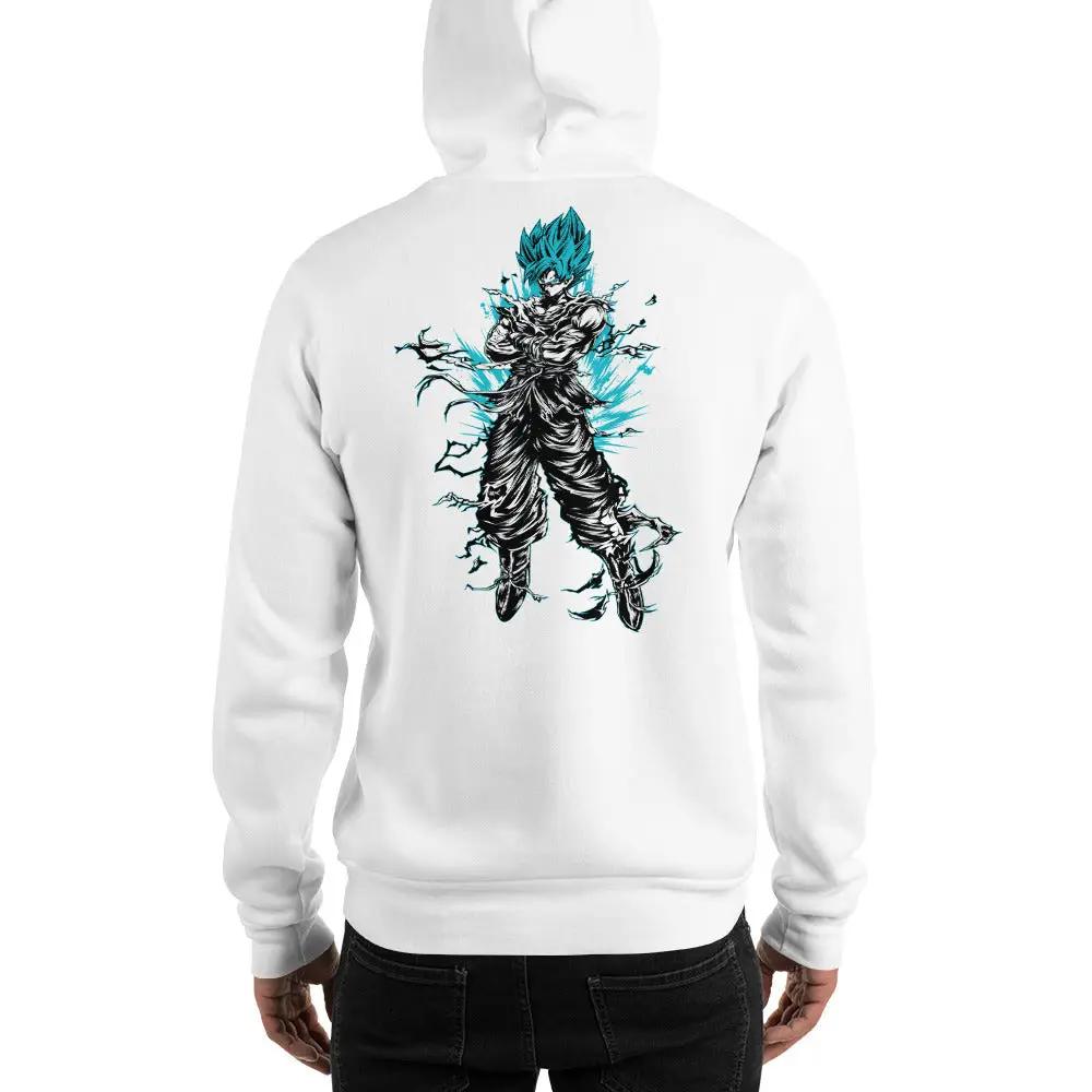 Dragon Ball Super Saiyan Goku God Blue Hoodie - KM0034HO