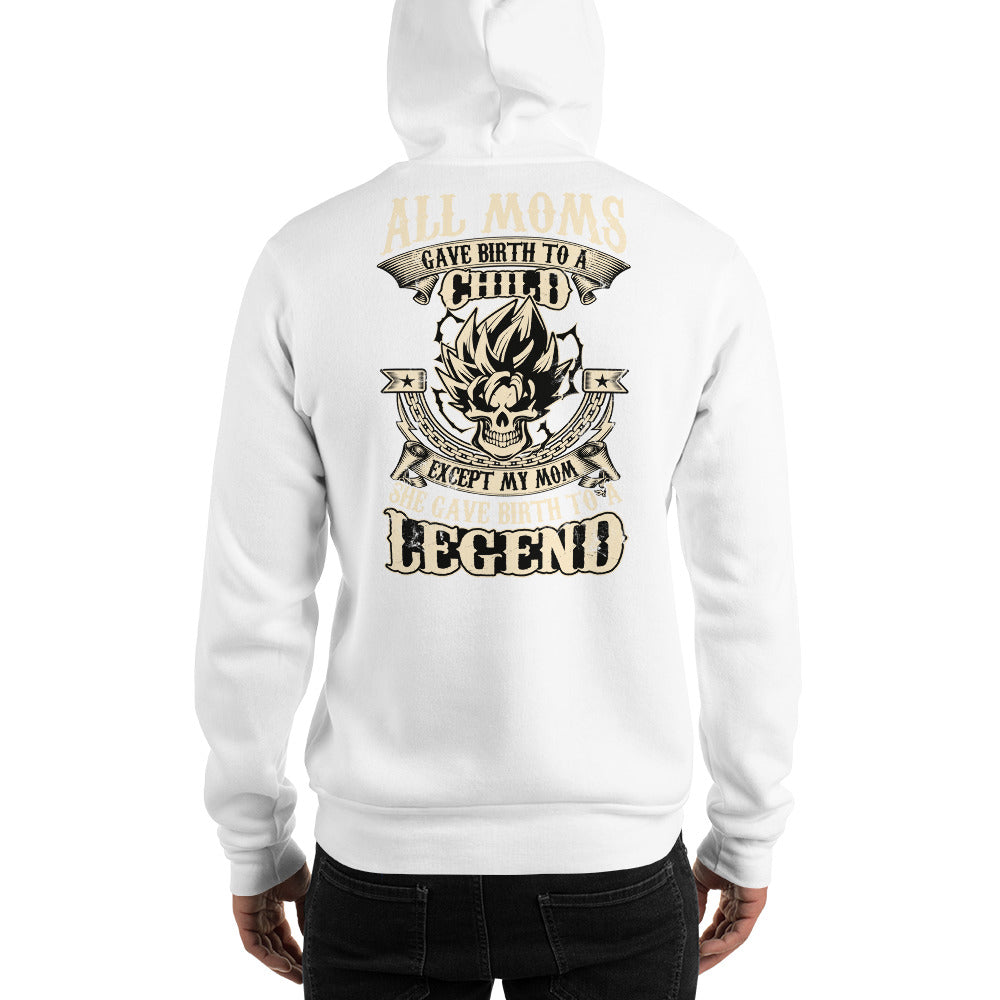 Dragon Ball Super Saiyan Mom Hoodie White