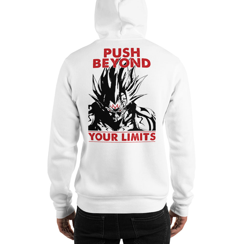 Super Saiyan Majin Vegeta Push Beyond Your Limits Hoodie