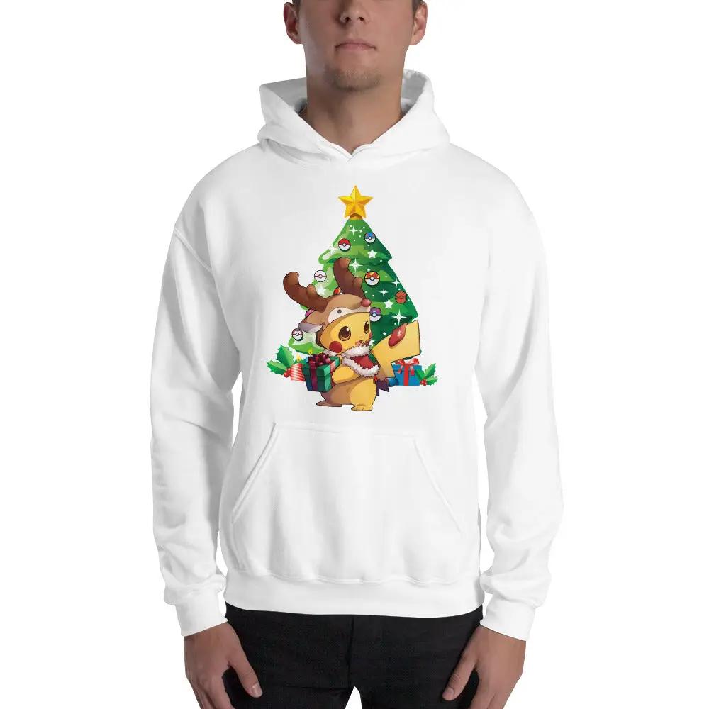 Christmas Deer Cosplay Pikachu Hoodie