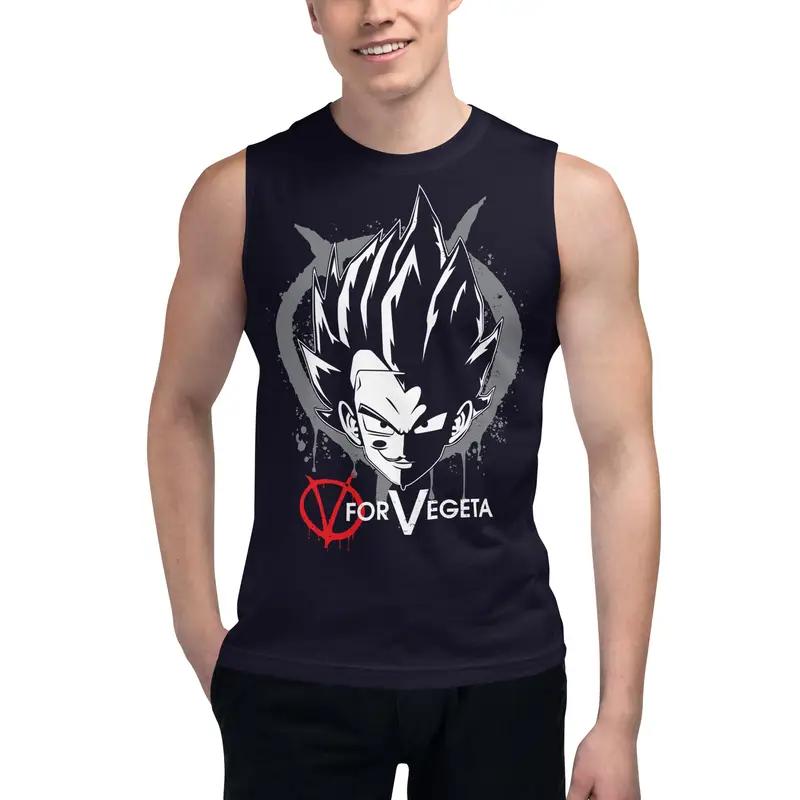 Dragon Ball V for Vegeta Tank Top - TT0043