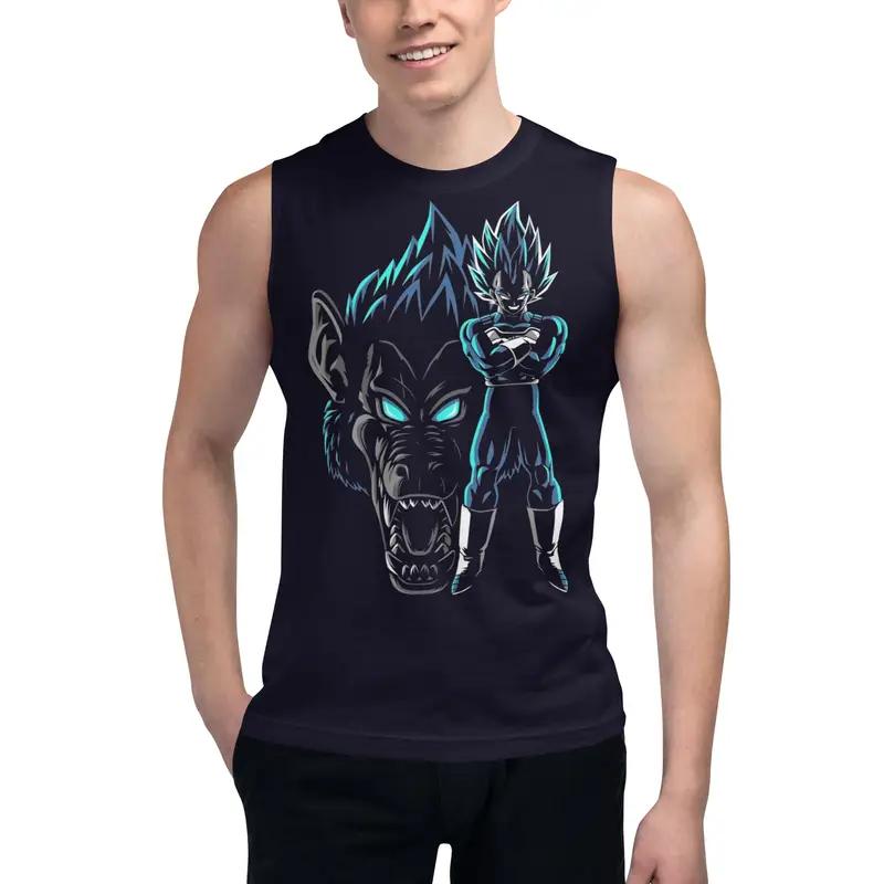 Dragon Ball Super Saiyan God Vegeta Blue Tank Top - TT0059
