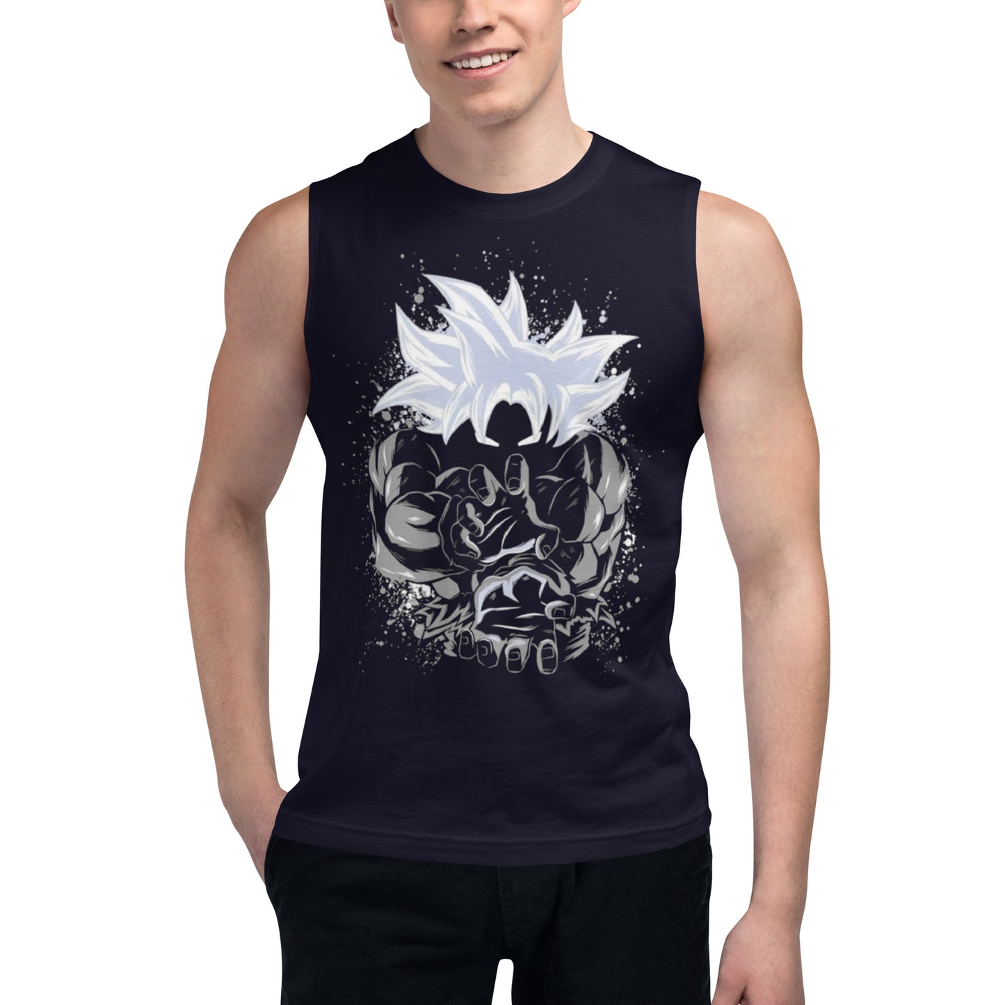 Dragon Ball Super Saiyan Goku Ultra Instinct Tank Top