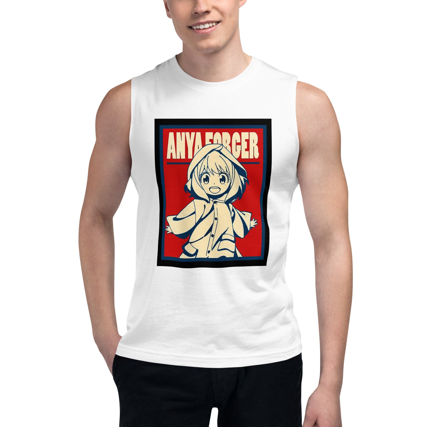 Spy X Family Anya Forger Family Tank Top White