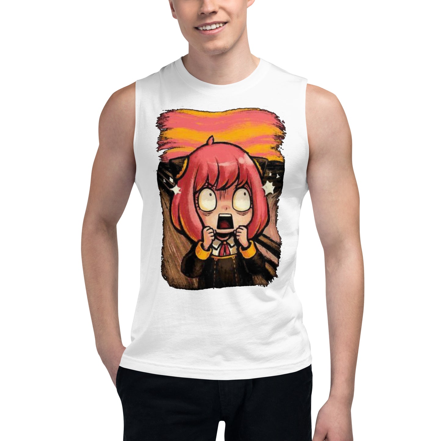 Anime Spy X Family Anya Forger Family Funny Meme Tank Top
