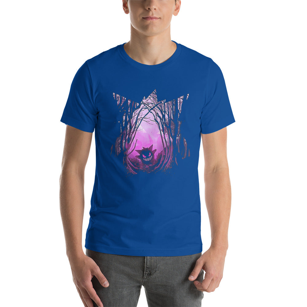 Anime Pokemon Ash Gengar Ghost Unisex T Shirt - KM0140TS