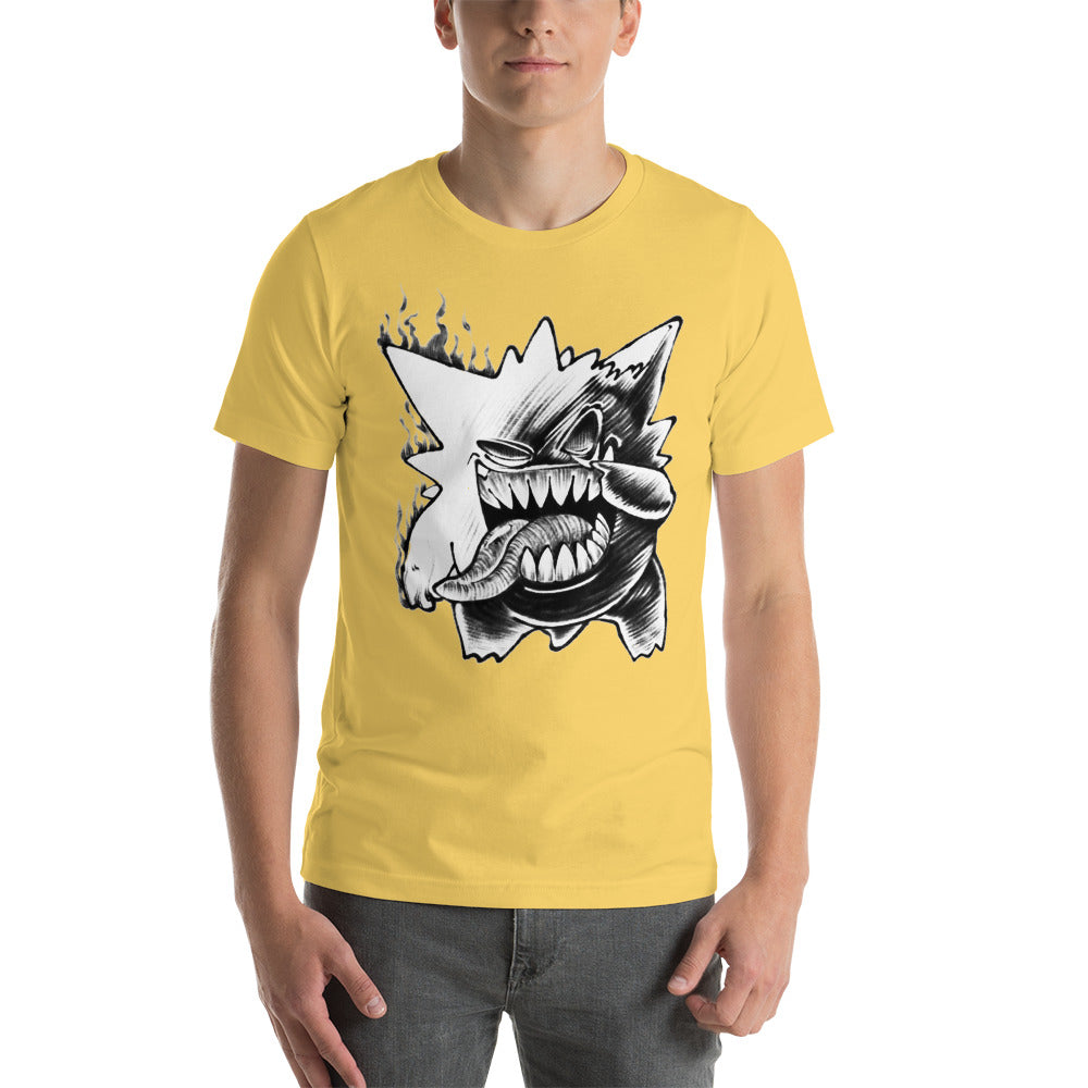 Pokemon Ash Gengar Ghost Funny Unisex T Shirt - KM0139TS