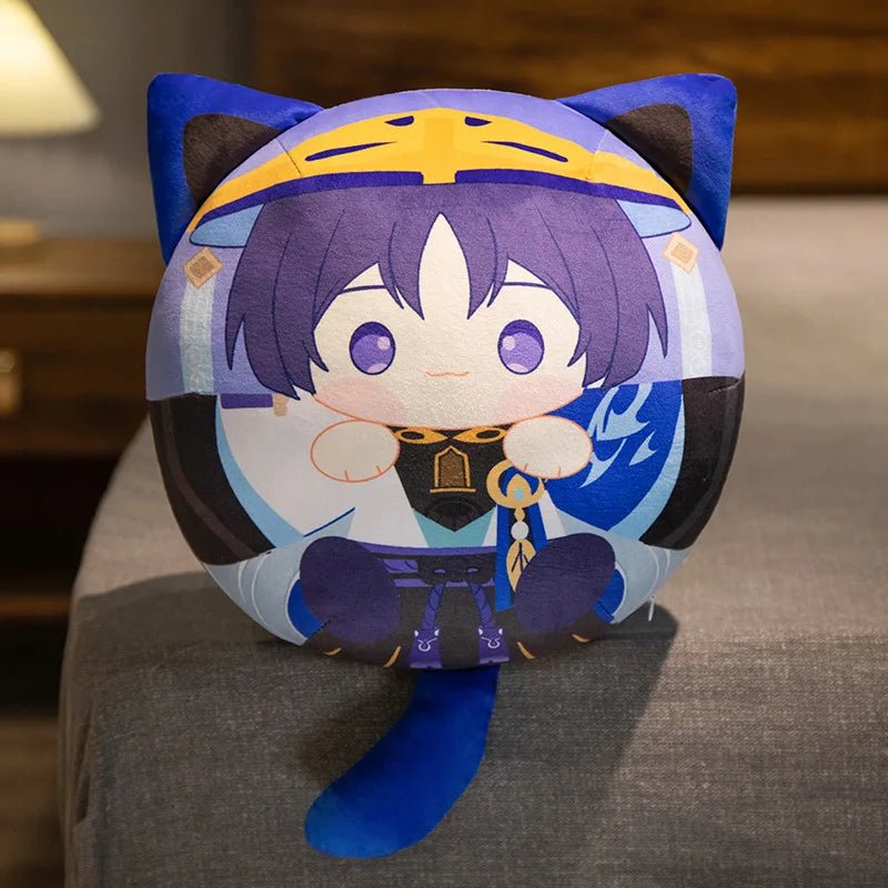 40 Styles Cute Genshin Impact Doll Peripheral Characters Sofa Pillow - KataMoon
