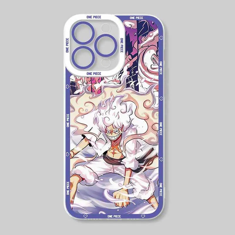 Anime One Piece Luffy Gear 5 Case for iPhone - KT10